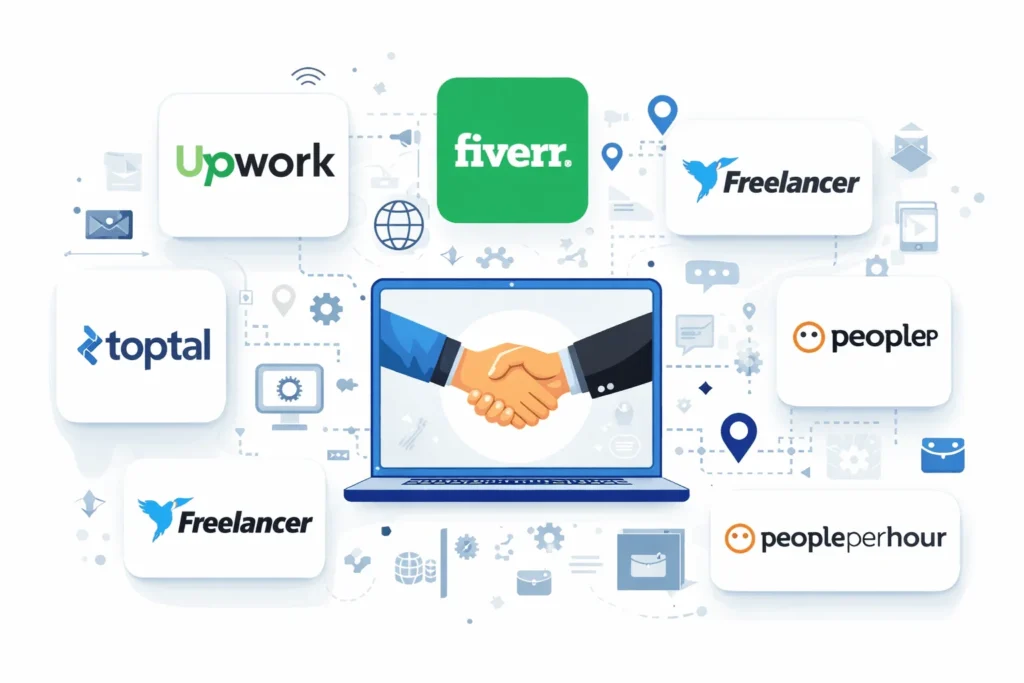 Freelance Platform Logos