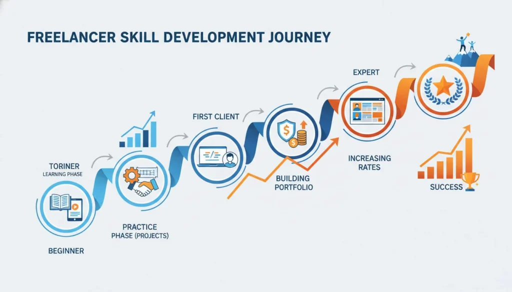 Freelance Skill Development Timeline