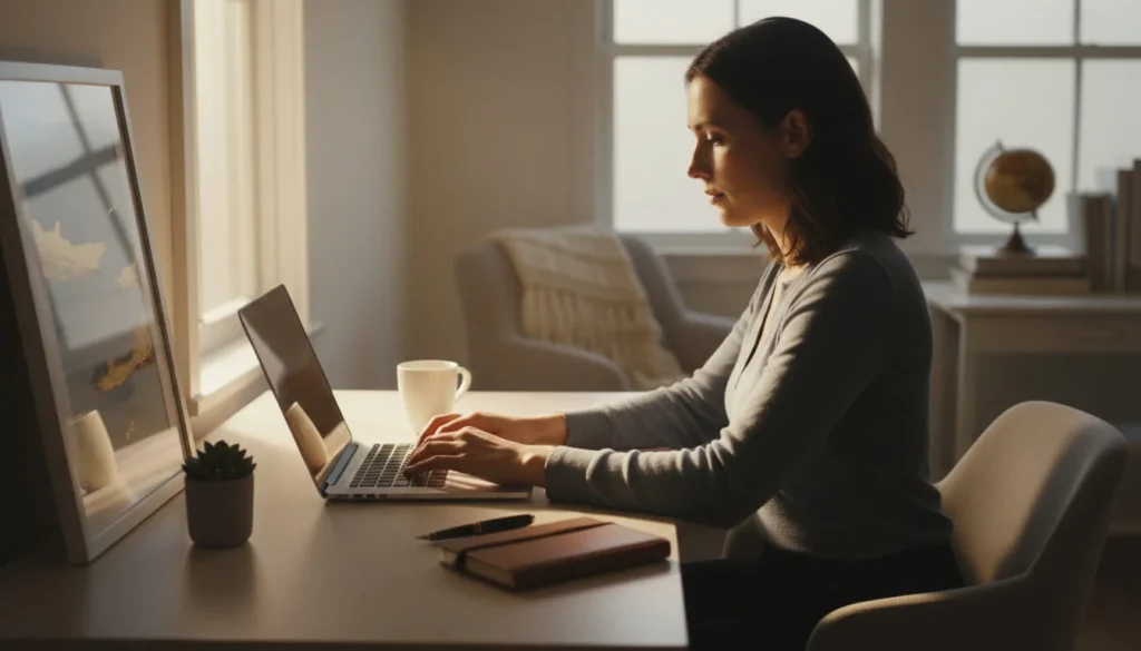 Starting your freelance journey - person beginning work on new opportunities