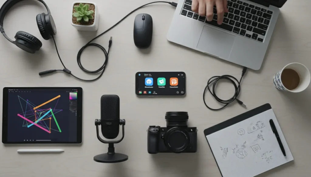 Digital tools for creating passive income content