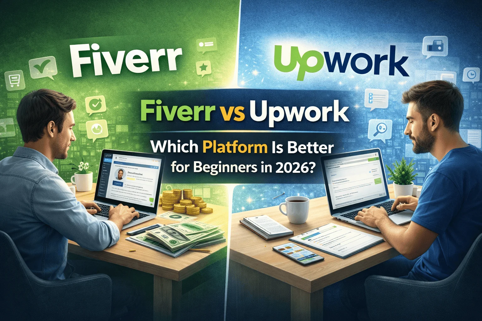 Fiverr vs Upwork: Which Freelance Platform Is Better for Beginners 2026?