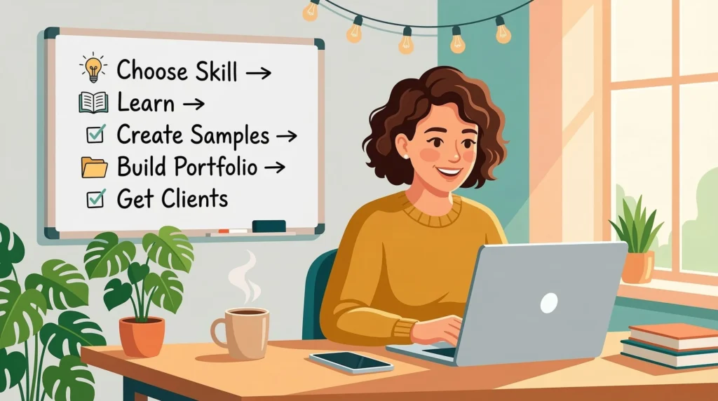 Freelancing steps for beginners with no experience 2026